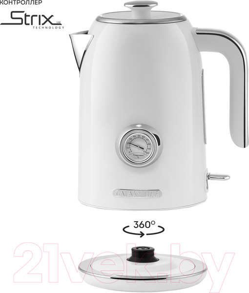 Изображение товара Электрочайник Galaxy Line GL 0352 (сливочный зефир)