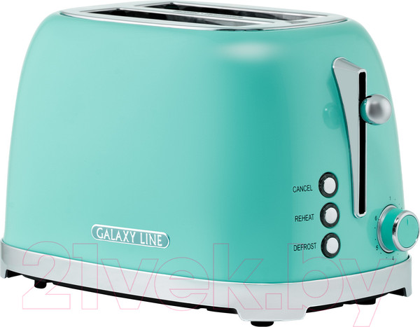 Изображение товара Тостер Galaxy Line GL 2917 (тиффани)