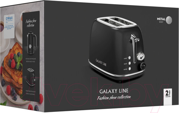 Изображение товара Тостер Galaxy Line GL 2920 (магия черного)