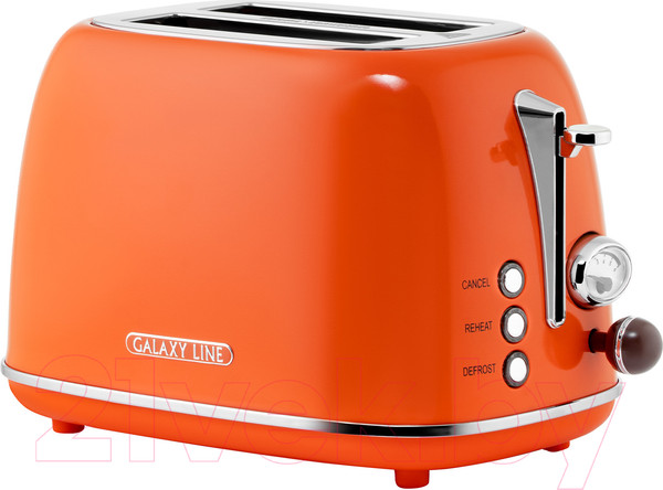 Изображение товара Тостер Galaxy Line GL 2921 (апельсиновый фреш)