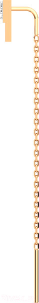 Изображение товара Серьги из розового золота ZORKA 3101260.14K.R (с фианитами)