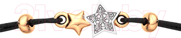 Изображение товара Браслет из розового золота ZORKA 670030.14K.R.01 (18см, с фианитами)