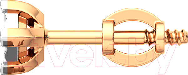 Изображение товара Серьги из комбинированного золота ZORKA 3D00166.14K.B (с бриллиантами)