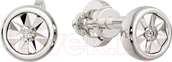 Изображение товара Серьги из белого золота ZORKA 3D00205.14K.W.ZZ (с бриллиантами)