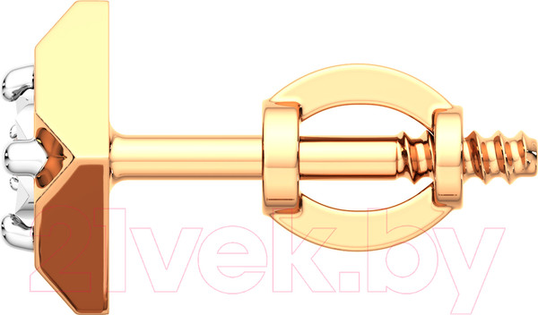 Изображение товара Серьги из комбинированного золота ZORKA 3D00280.14K.B.ZZ (с бриллиантами)