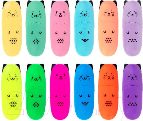 Изображение товара Набор маркеров Brauberg Kids. Cute Cats / 152437 (12цв)