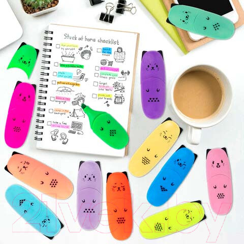 Изображение товара Набор маркеров Brauberg Kids. Cute Cats / 152437 (12цв)