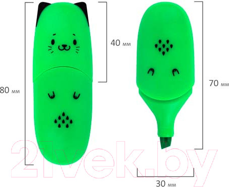 Изображение товара Набор маркеров Brauberg Kids. Cute Cats / 152437 (12цв)