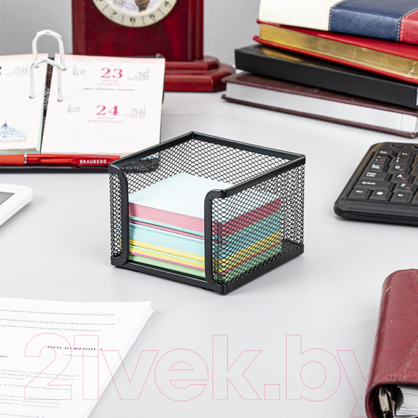 Изображение товара Подставка настольная Brauberg Germanium / 231944 (черный)