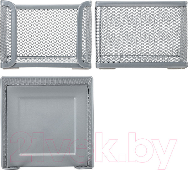 Изображение товара Подставка настольная Brauberg Germanium / 231945 (серебристый)