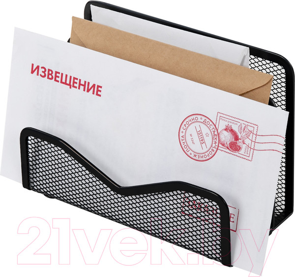 Изображение товара Лоток для бумаг Brauberg Germanium / 231946 (черный)