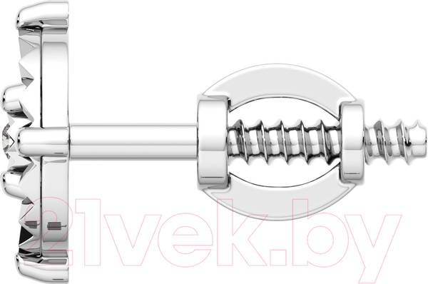 Изображение товара Серьги из белого золота ZORKA 3D00333.14K.W.ZZ (с бриллиантами)
