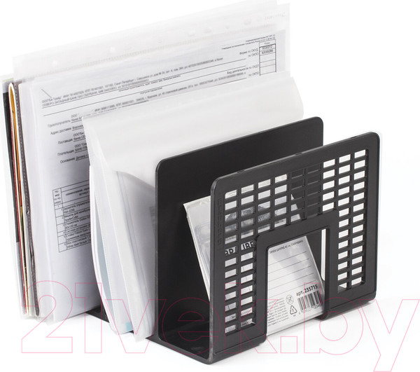 Изображение товара Лоток для бумаг Brauberg Radikal / 235364 (черный)