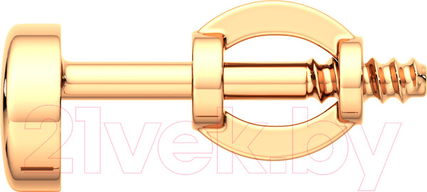 Изображение товара Серьги из комбинированного золота ZORKA 3D00348.14K.B.ZZ (с бриллиантами)