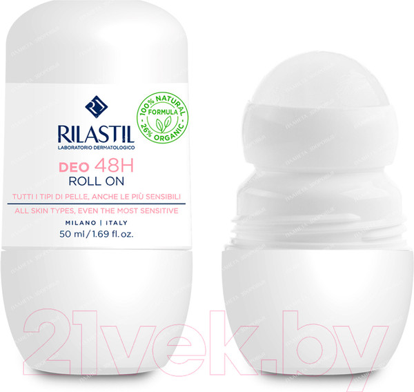 Изображение товара Дезодорант шариковый Rilastil Deo 48h (50мл)