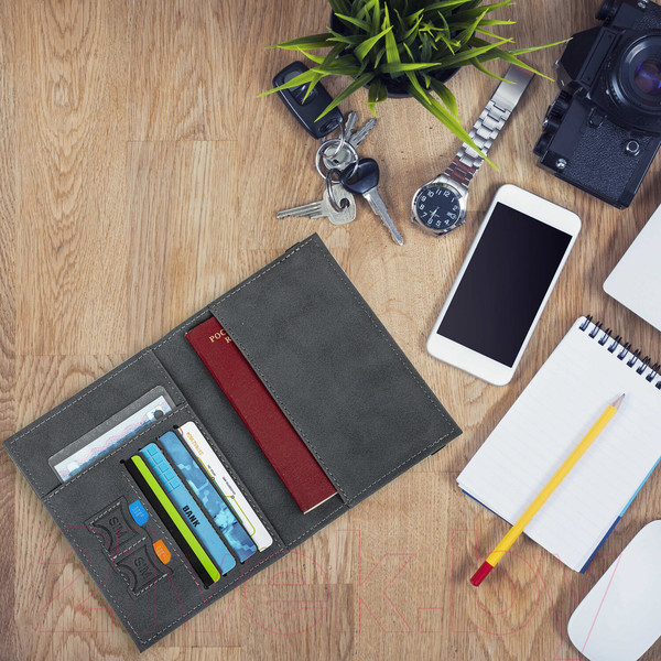 Изображение товара Обложка на паспорт Brauberg Passport / 238203 (серый)