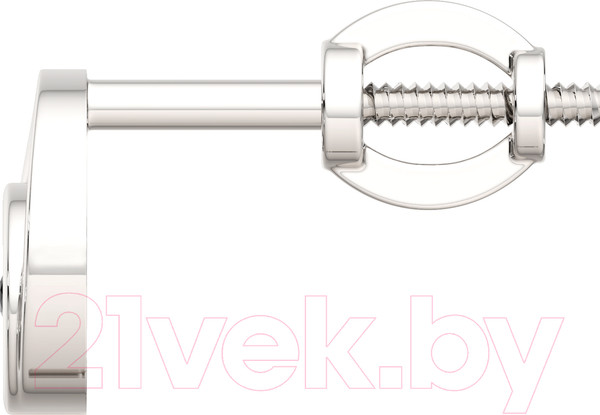 Изображение товара Серьги из белого золота ZORKA 3D0064.14K.W (с бриллиантом)