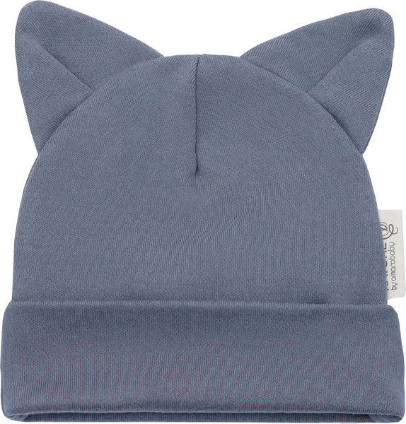 Изображение товара Шапочка для малышей Amarobaby Nature Essence Cat / AB-OD22-NE16Ca/11-42 (серый)