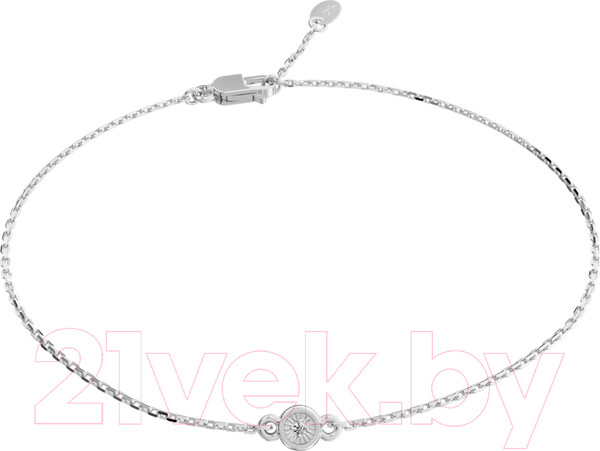 Изображение товара Браслет из белого золота ZORKA 6D0005.14K.W (18см, с бриллиантом)