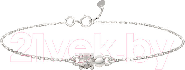 Изображение товара Браслет из белого золота ZORKA 6D00367.14K.W.ZZ (18см, с бриллиантом)