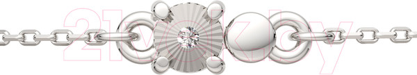 Изображение товара Браслет из белого золота ZORKA 6D00367.14K.W.ZZ (18см, с бриллиантом)