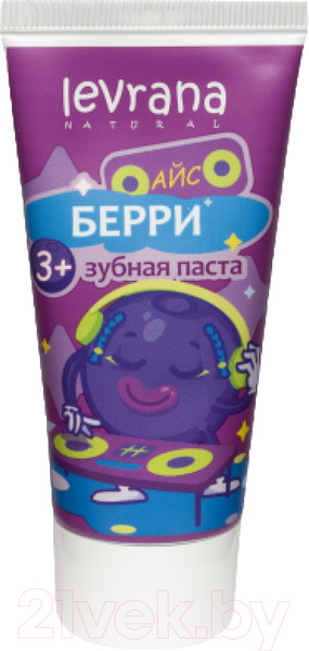 Изображение товара Зубная паста Levrana Детская со вкусом черники и мяты 3+ (50мл)