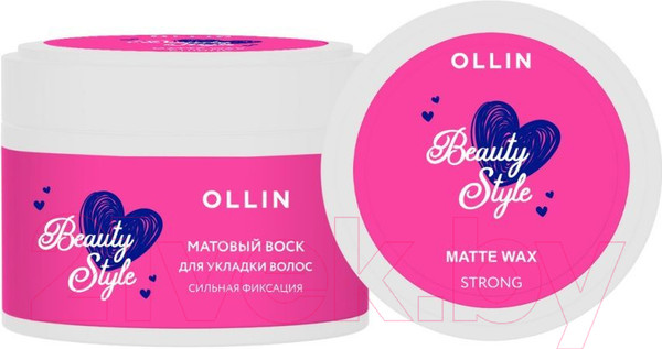 Изображение товара Воск для укладки волос Ollin Beauty Style Матовый сильной фиксации (50г)