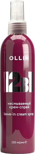 Изображение товара Спрей для волос Ollin 12 в 1 Несмываемый крем-спрей (250мл)