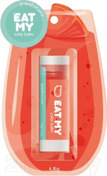 Изображение товара Бальзам для губ Eat My Грейпфрутовый фреш Оттеночный