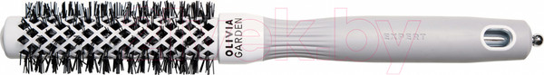 Изображение товара Расческа Olivia Garden Термобрашинг Expert Blowout Shine White&Grey (20мм)