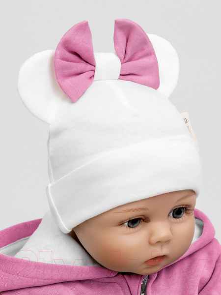 Изображение товара Шапочка для малышей Amarobaby Nature Essence Mini / AB-OD22-NE16Mi/33-38 (молочный)