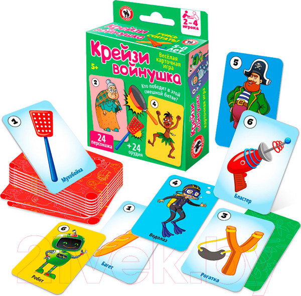 Изображение товара Настольная игра Русский стиль Крейзи войнушка / 04696