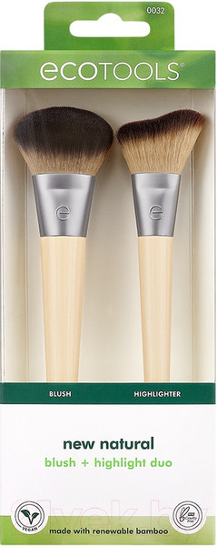 Изображение товара Набор кистей для макияжа Ecotools New Natural Blush + Highlight Duo / ET3200