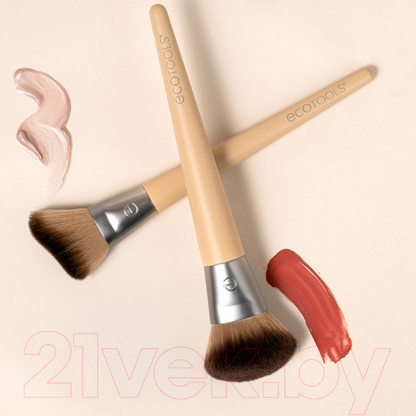 Изображение товара Набор кистей для макияжа Ecotools New Natural Blush + Highlight Duo / ET3200