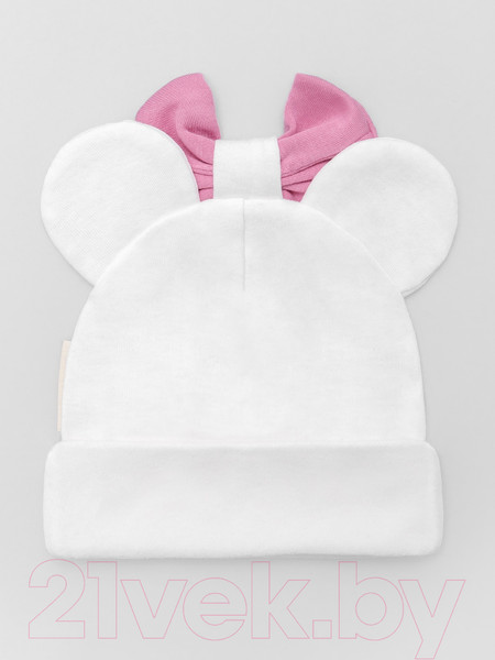 Изображение товара Шапочка для малышей Amarobaby Nature Essence Mini / AB-OD22-NE16Mi/33-44 (молочный)