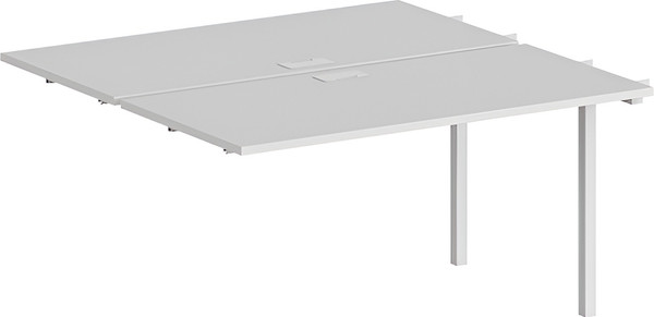 Изображение товара Комплект столов модульных Norden 320x163.8x75 / SG.219.WH.44.WH (белый/белый)