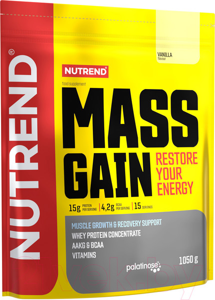 Изображение товара Гейнер Nutrend Mass Gain (1050г, ваниль)