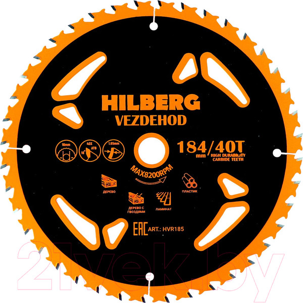 Изображение товара Пильный диск Hilberg Vezdehod HVR185