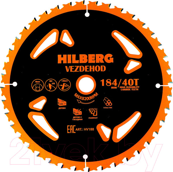 Изображение товара Пильный диск Hilberg Vezdehod HV188