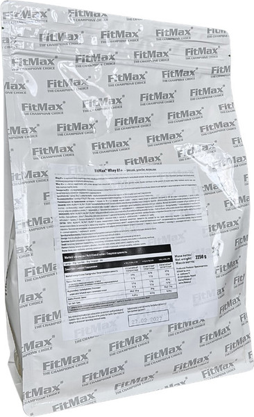 Изображение товара Протеин Fitmax Whey Protein 81+ (2250г, натуральный вкус)