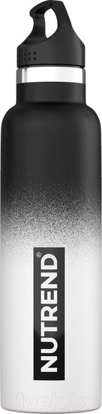 Изображение товара Бутылка для воды Nutrend Stainless Steel Bottle 2021 (750мл, черный)