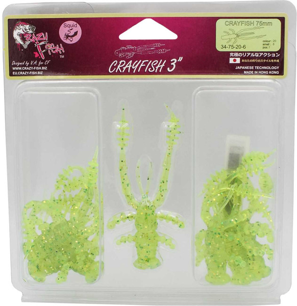Изображение товара Мягкая приманка Crazy Fish Crayfish 3 / 34-75-20-6