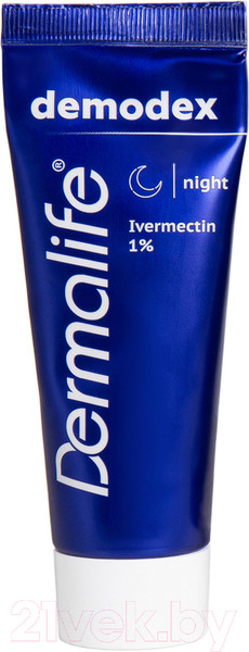 Изображение товара Набор косметики для лица Dermalife Demodex Гель дневной+Крем ночной (75мл+75мл)