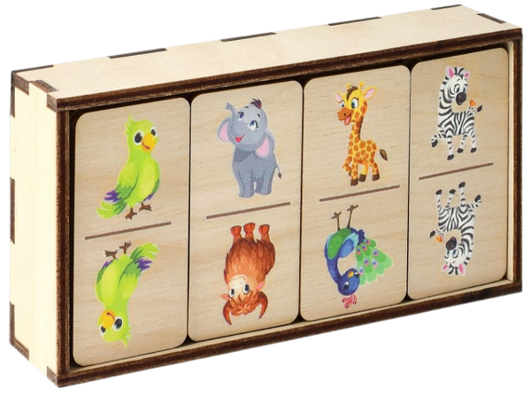 Изображение товара Развивающая игра Leader Toys Дикие животные / 17142