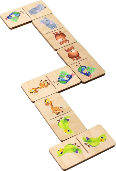 Изображение товара Развивающая игра Leader Toys Дикие животные / 17142