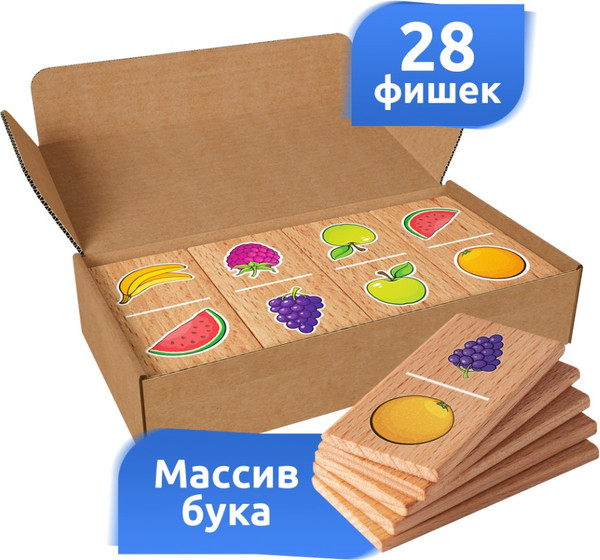 Изображение товара Развивающая игра Leader Toys Фрукты / 17032