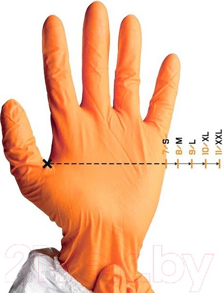 Изображение товара Перчатки защитные Jeta Safety К80 Щ50 / JNE711-09-L (р.9/L, желтый/голубой)