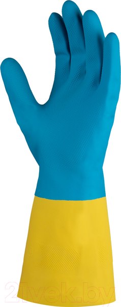 Изображение товара Перчатки защитные Jeta Safety К80 Щ50 / JNE711-10-XL (р.10/XL, желтый/голубой)