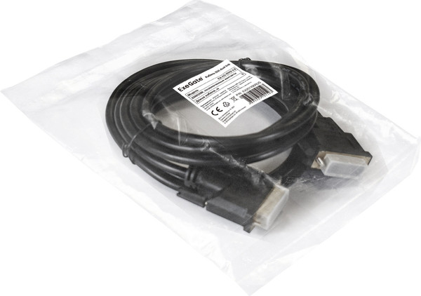 Изображение товара Кабель ExeGate EX-CC-DVI2-3.0 / EX257295RUS (3м)
