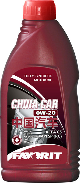 Изображение товара Моторное масло Favorit China Car 0W20 SP / FV3708-1-E (1л)